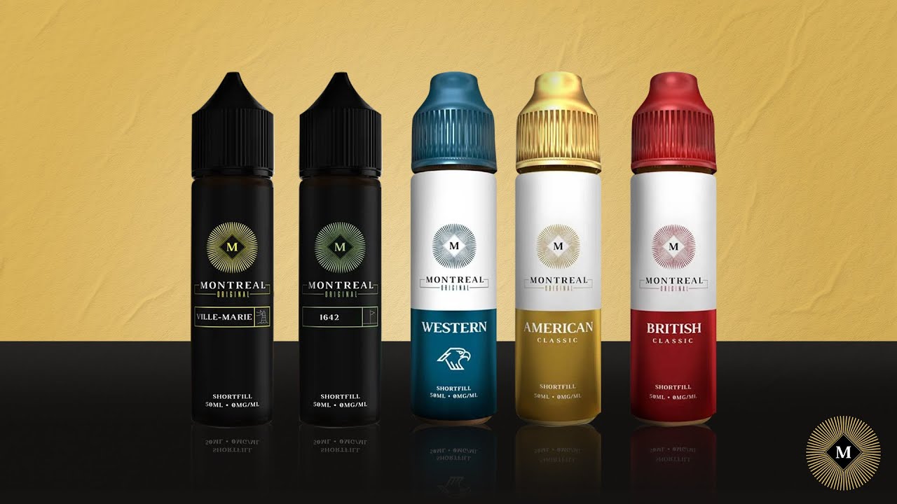 Test des e-liquides classic by Montreal Original : gamme Canadienne & Internationale